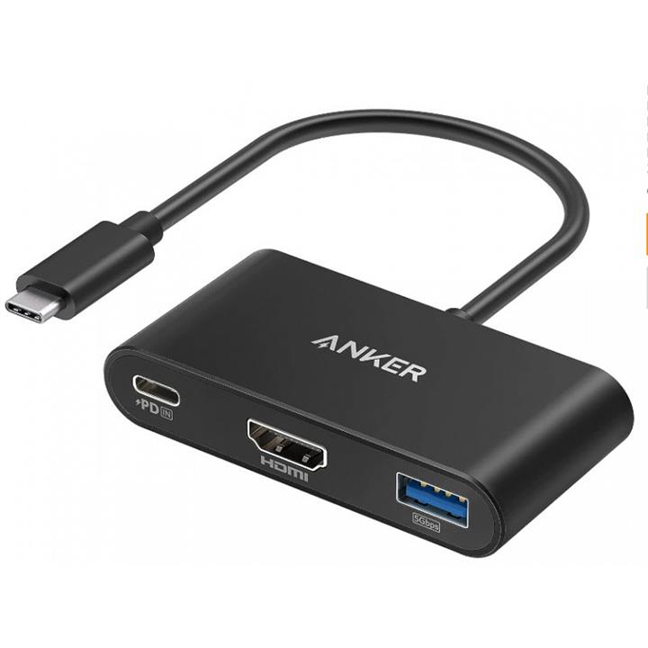 هاب 3 پورت انکر Anker PowerExpand 3 IN 1 Multi-Function HUB